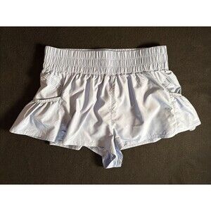 Free People Movement Large Get your Flirt On BLUE  Women's athletic Shorts Lined